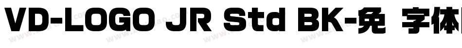 VD-LOGO JR Std BK字体转换